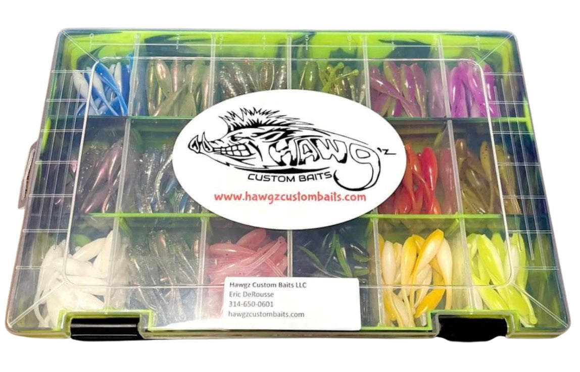 288 Piece Ultimate Crappie Box 2” Ball Tail Stinger